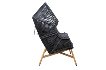 Helsinki Lenestol Svart - Hagemøbler & utemiljø - Stoler & Lenestoler - Utelenestoler