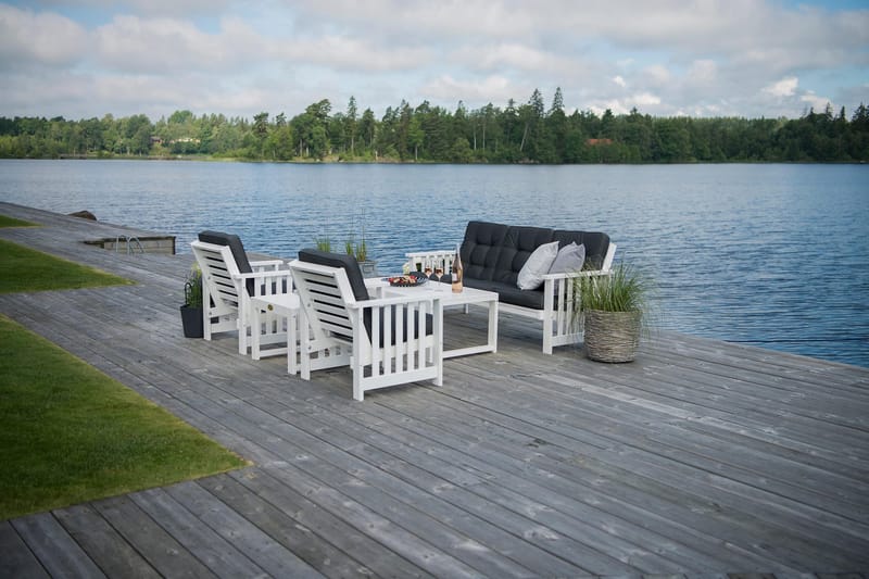 Hillerstorp Gotland Lenestol - Hvit - Hagemøbler & utemiljø - Stoler & Lenestoler - Utelenestoler