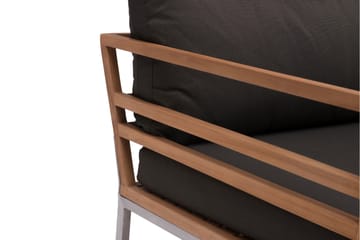 Hillerstorp Kaxheden Lounge Lenestol - Brun|Svart - Hagemøbler & utemiljø - Stoler & Lenestoler - Utelenestoler