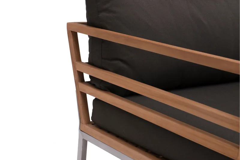 Hillerstorp Kaxheden Lounge Lenestol - Brun|Svart - Hagemøbler & utemiljø - Stoler & Lenestoler - Utelenestoler