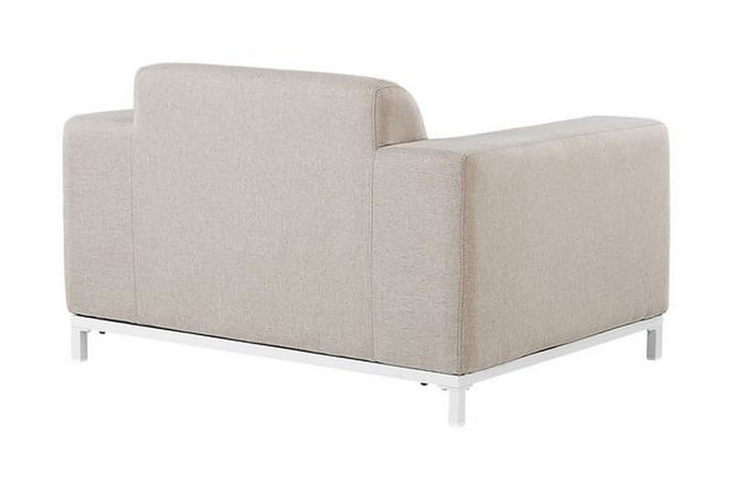 Lenestol Hughen 2-pk - Beige - Loungestol utendørs - Utelenestoler