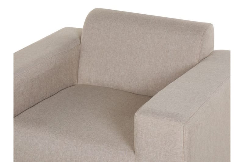 Lenestol Hughen 2-pk - Beige / Svart - Loungestol utendørs - Utelenestoler