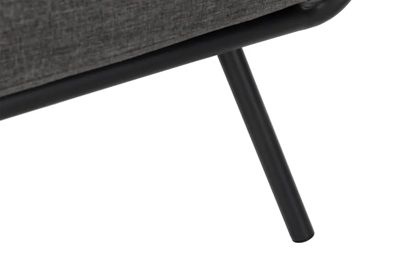 Lenestol Sandina - Tau/Svart/Grå - Hagemøbler & utemiljø - Stoler & Lenestoler - Utelenestoler