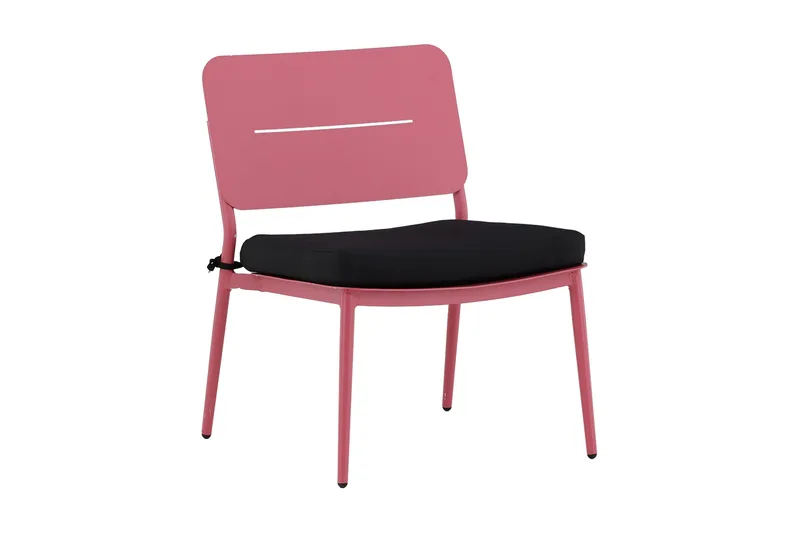 Lina Loungestol med Pute, Rosa