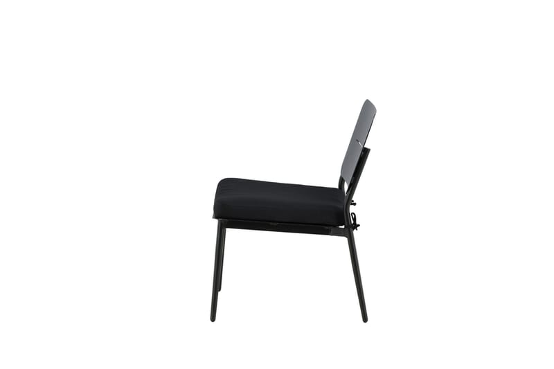 Lina Loungestol med Pute Svart - Venture Home - Hagemøbler & utemiljø - Stoler & Lenestoler - Utelenestoler