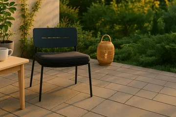 Lina Loungestol med Pute Svart - Venture Home - Hagemøbler & utemiljø - Stoler & Lenestoler - Utelenestoler