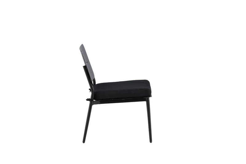 Lina Loungestol med Pute Svart - Venture Home - Hagemøbler & utemiljø - Stoler & Lenestoler - Utelenestoler