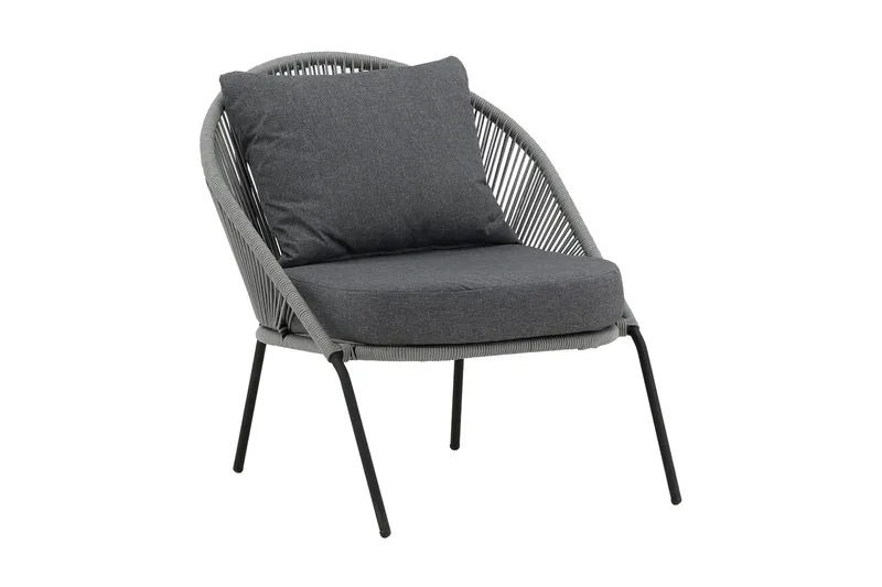 Lindos Lenestol - Grå - Hagemøbler & utemiljø - Stoler & Lenestoler - Utelenestoler