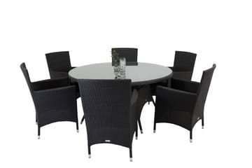 Malin Karmstol Svart - Venture Home - Hagemøbler & utemiljø - Stoler & Lenestoler - Utelenestoler