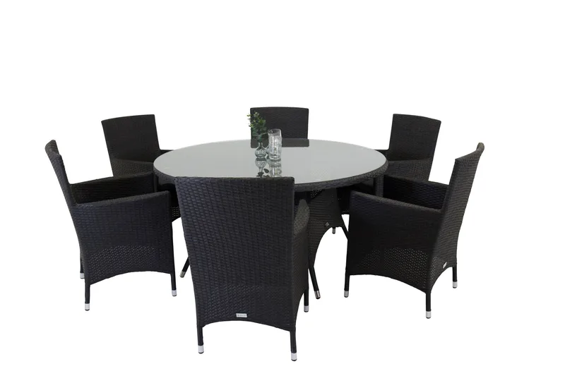 Malin Karmstol Svart - Venture Home - Hagemøbler & utemiljø - Stoler & Lenestoler - Utelenestoler