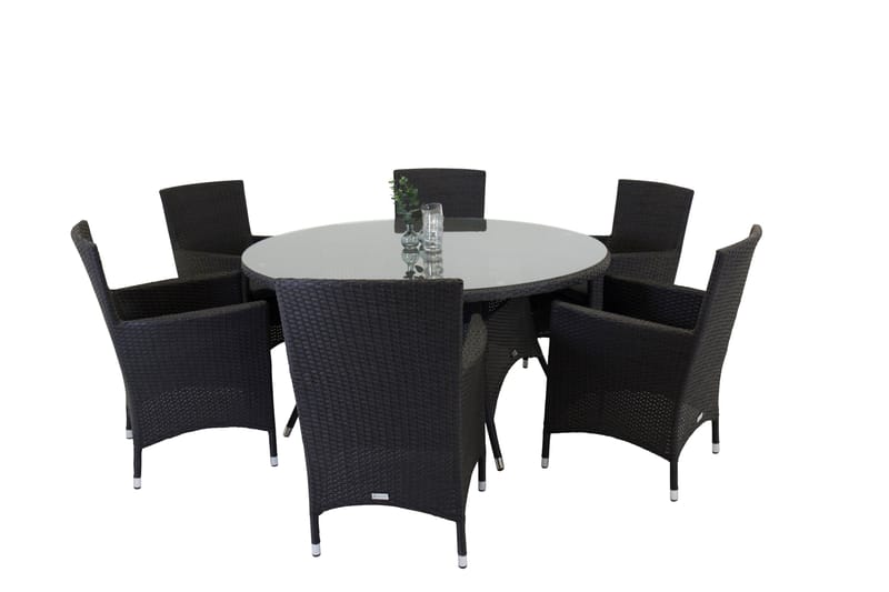 Malin Karmstol Svart - Venture Home - Hagemøbler & utemiljø - Stoler & Lenestoler - Utelenestoler