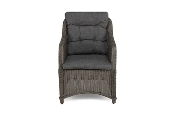 Marcus Lenestol m Pute - Grå - Hagemøbler & utemiljø - Stoler & Lenestoler - Utelenestoler