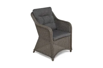 Marcus Lenestol med Pute - Grå - Hagemøbler & utemiljø - Stoler & Lenestoler - Utelenestoler