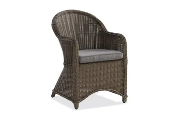 Marcus Light Lenestol m Pute - Grå - Hagemøbler & utemiljø - Stoler & Lenestoler - Utelenestoler