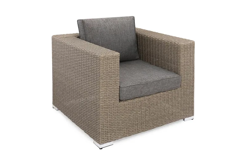 Marcus Loungelenestol m Pute - Grå - Hagemøbler & utemiljø - Stoler & Lenestoler - Utelenestoler