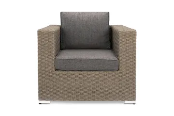 Marcus Loungelenestol m Pute - Grå - Hagemøbler & utemiljø - Stoler & Lenestoler - Utelenestoler