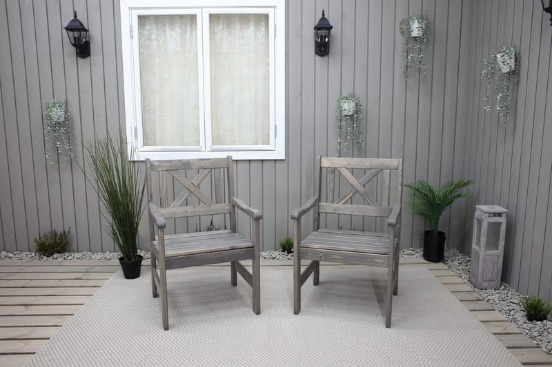 Olivo Hagelenestol - Grå - Hagemøbler & utemiljø - Stoler & Lenestoler - Utelenestoler