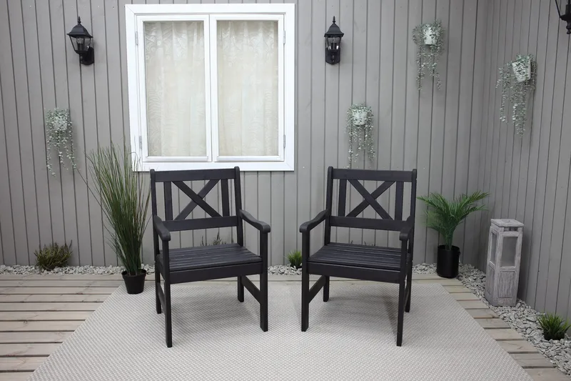 Olivo Hagelenestol - Svart - Hagemøbler & utemiljø - Stoler & Lenestoler - Utelenestoler