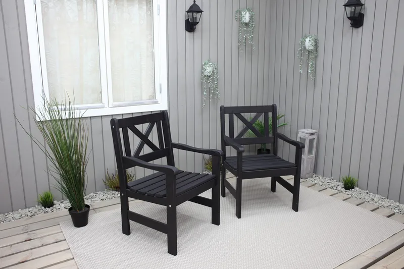 Olivo Hagelenestol - Svart - Hagemøbler & utemiljø - Stoler & Lenestoler - Utelenestoler