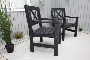 Olivo Hagelenestol - Svart - Hagemøbler & utemiljø - Stoler & Lenestoler - Utelenestoler