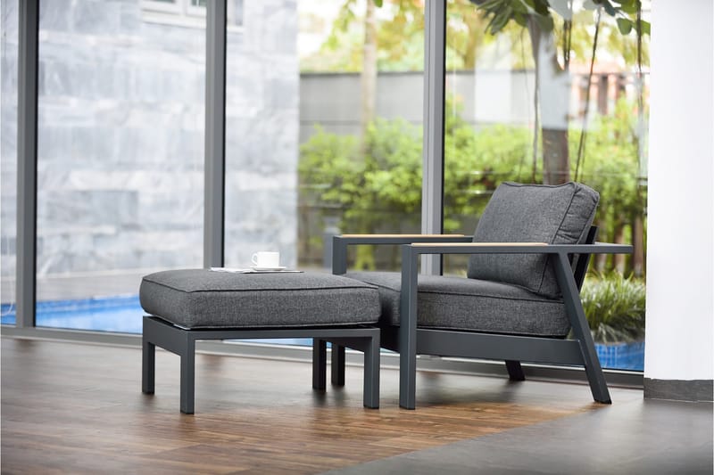 Palau Lenestol - Grå - Hagemøbler & utemiljø - Stoler & Lenestoler - Utelenestoler