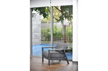 Palau Lenestol - Grå - Hagemøbler & utemiljø - Stoler & Lenestoler - Utelenestoler