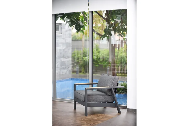 Palau Lenestol - Grå - Hagemøbler & utemiljø - Stoler & Lenestoler - Utelenestoler