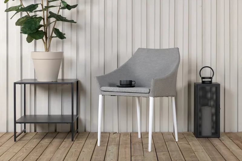 Spoga Lenestol - Hvit/Lys grå - Hagemøbler & utemiljø - Stoler & Lenestoler - Utelenestoler