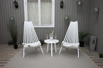 Wellner Lenestol - Hvit - Hagemøbler & utemiljø - Stoler & Lenestoler - Utelenestoler