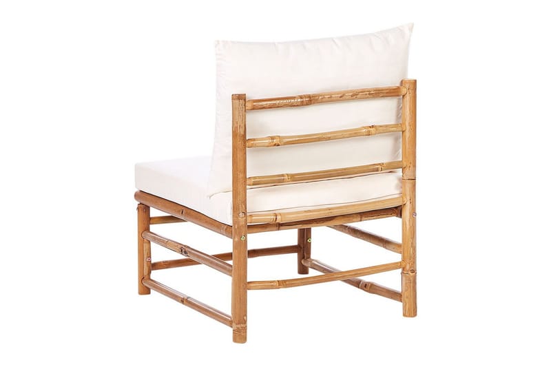 Villa Castelli Utelenestol - Hvit/Lys Brun - Hagemøbler & utemiljø - Stoler & Lenestoler - Utelenestoler