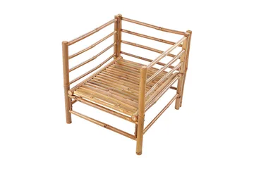 Villa Castelli Utelenestol - Hvit/Lys Brun - Hagemøbler & utemiljø - Stoler & Lenestoler - Utelenestoler