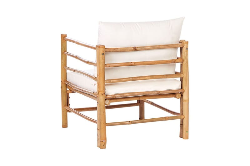 Villa Castelli Utelenestol - Hvit/Lys Brun - Hagemøbler & utemiljø - Stoler & Lenestoler - Utelenestoler