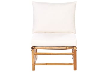 Villa Castelli Utelenestol - Hvit/Lys Brun - Hagemøbler & utemiljø - Stoler & Lenestoler - Utelenestoler