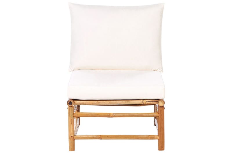 Villa Castelli Utelenestol - Hvit/Lys Brun - Hagemøbler & utemiljø - Stoler & Lenestoler - Utelenestoler