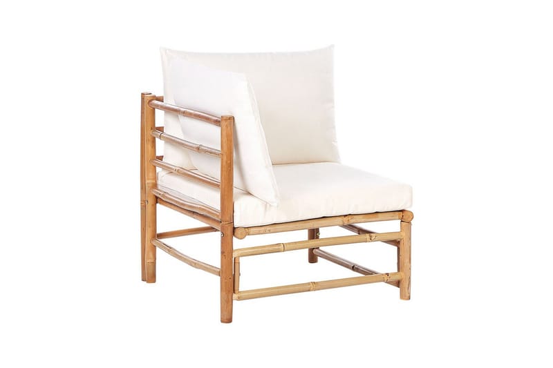 Villa Castelli Utelenestol - Hvit/Lys Brun - Hagemøbler & utemiljø - Stoler & Lenestoler - Utelenestoler