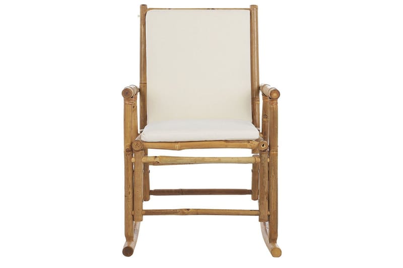 Vonsha Gyngestol utendørs - Hvit/Lys Brun - Hagemøbler & utemiljø - Stoler & Lenestoler - Gyngestol utendørs