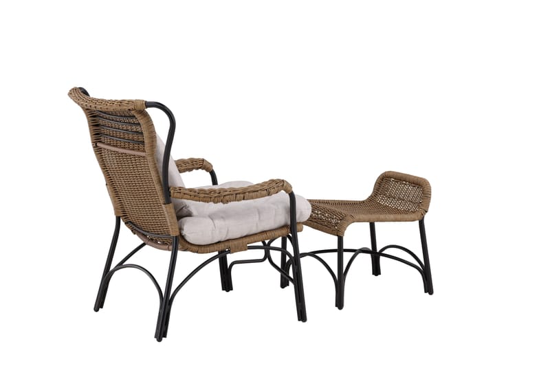 Loreto Utestol - Svart - Hagemøbler & utemiljø - Stoler & Lenestoler - Utelenestoler