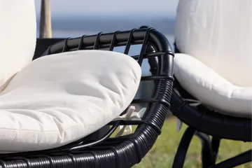 Moana Utestol - Svart - Hagemøbler & utemiljø - Stoler & Lenestoler - Utelenestoler