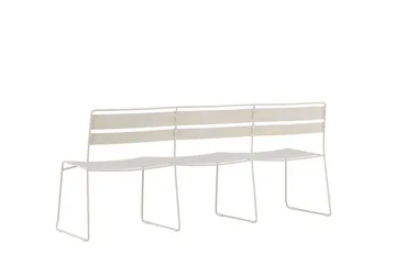 Lina Utesofa - Beige - Hagemøbler & utemiljø - Utesofa - Hagebenk & utebenk