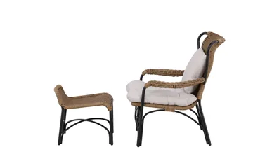 Loreto Utestol - Svart - Hagemøbler & utemiljø - Stoler & Lenestoler - Utelenestoler