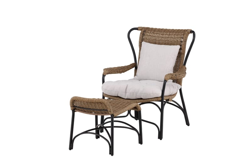 Loreto Utestol - Svart - Hagemøbler & utemiljø - Stoler & Lenestoler - Utelenestoler