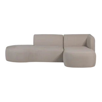 2-seters sofa med sjeselong Chios utendørs - Natur - Hagemøbler & utemiljø - Loungemøbler - Loungegrupper