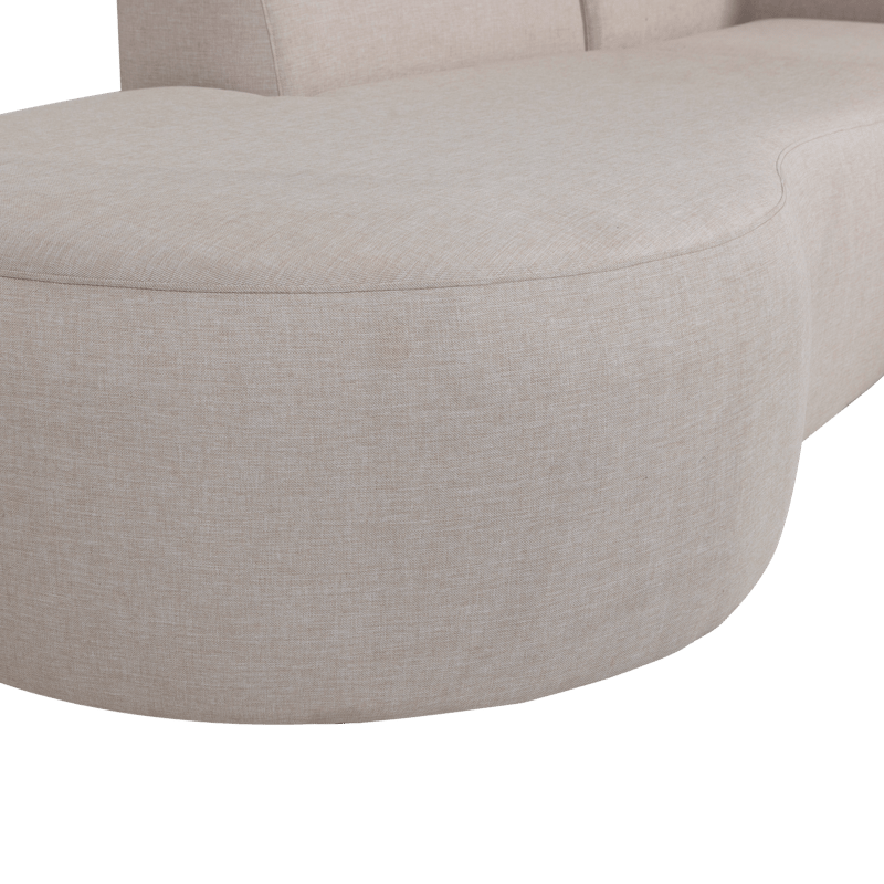 2-seters sofa med sjeselong Chios utendørs - Natur - Hagemøbler & utemiljø - Loungemøbler - Loungegrupper