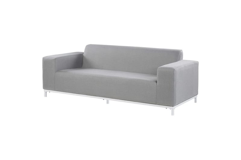 3-sitssoffa Beliani Rovigo Grey||White - Hagemøbler & utemiljø - Loungemøbler - Loungesofaer