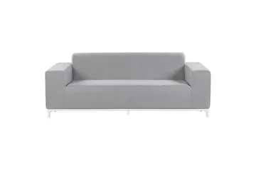3-sitssoffa Beliani Rovigo Grey||White - Hagemøbler & utemiljø - Loungemøbler - Loungesofaer