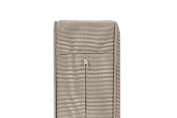 3-sitssoffa Beliani Trani Mörkt trä/grått/beige, Nej Dark wood||Grey||Beige - Hagemøbler & utemiljø - Loungemøbler - Loungesofaer