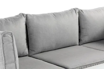 Ariany Hjørnesofa - Hvit/Grå - Hagemøbler & utemiljø - Loungemøbler - Loungesofaer