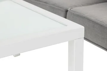 Ariany Hjørnesofa - Hvit/Grå - Hagemøbler & utemiljø - Loungemøbler - Loungesofaer