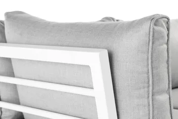 Ariany Hjørnesofa - Hvit/Grå - Hagemøbler & utemiljø - Loungemøbler - Loungesofaer