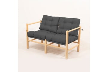 Calna Utendørs sofa 2-seter - Grå - Hagemøbler & utemiljø - Loungemøbler - Loungesofaer